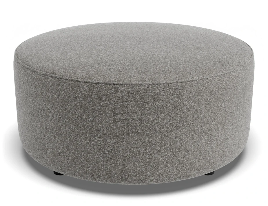 Lune Round High Ottoman 80cm Fossil Product