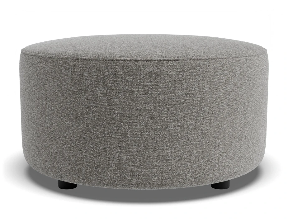 Lune Round High Ottoman 70cm Fossil Product