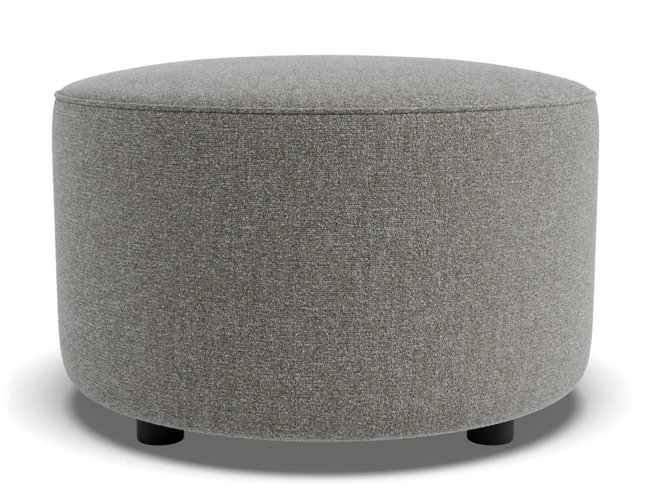 Lune Round High Ottoman 60cm Fossil Product
