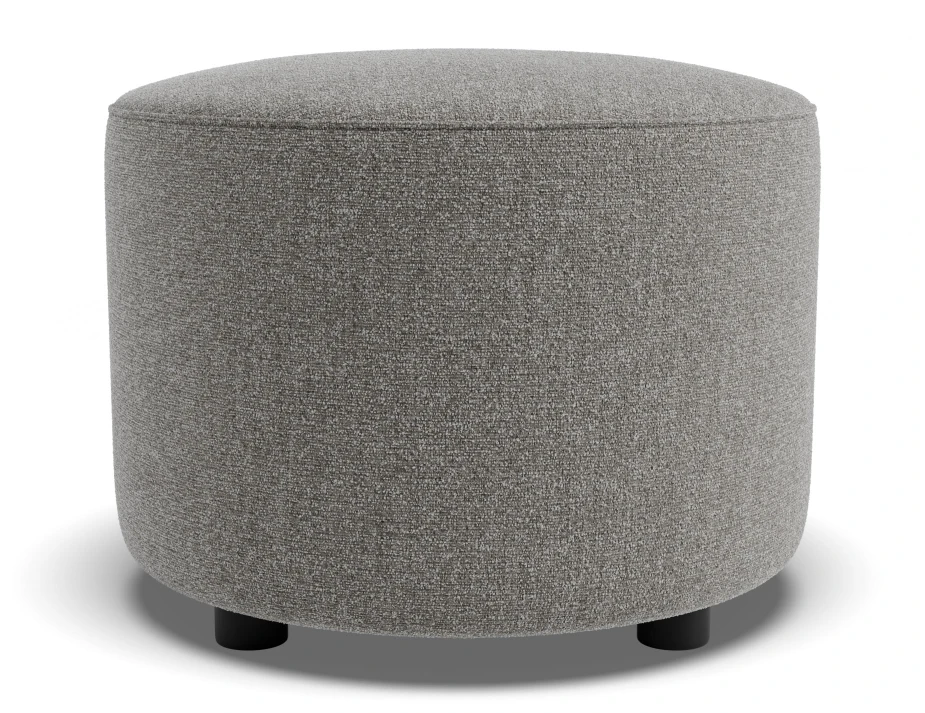 Lune Round High Ottoman 50cm Fossil Product