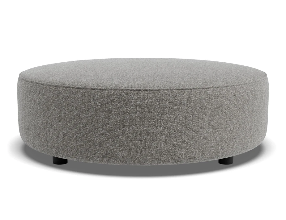 Lune Round Low Ottoman 90cm Fossil Product