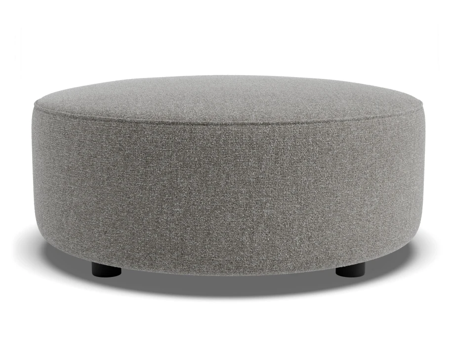 Lune Round Low Ottoman 70cm Fossil Product