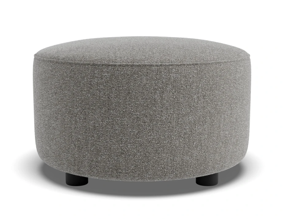 Lune Round Low Ottoman 50cm Fossil Product