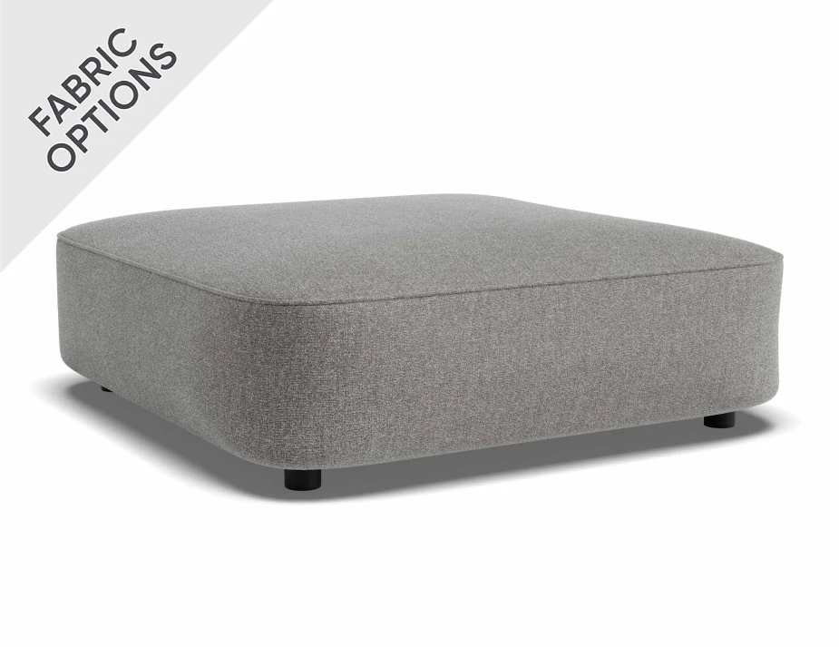 Lune Square Low Ottoman 90cm Fossil Product