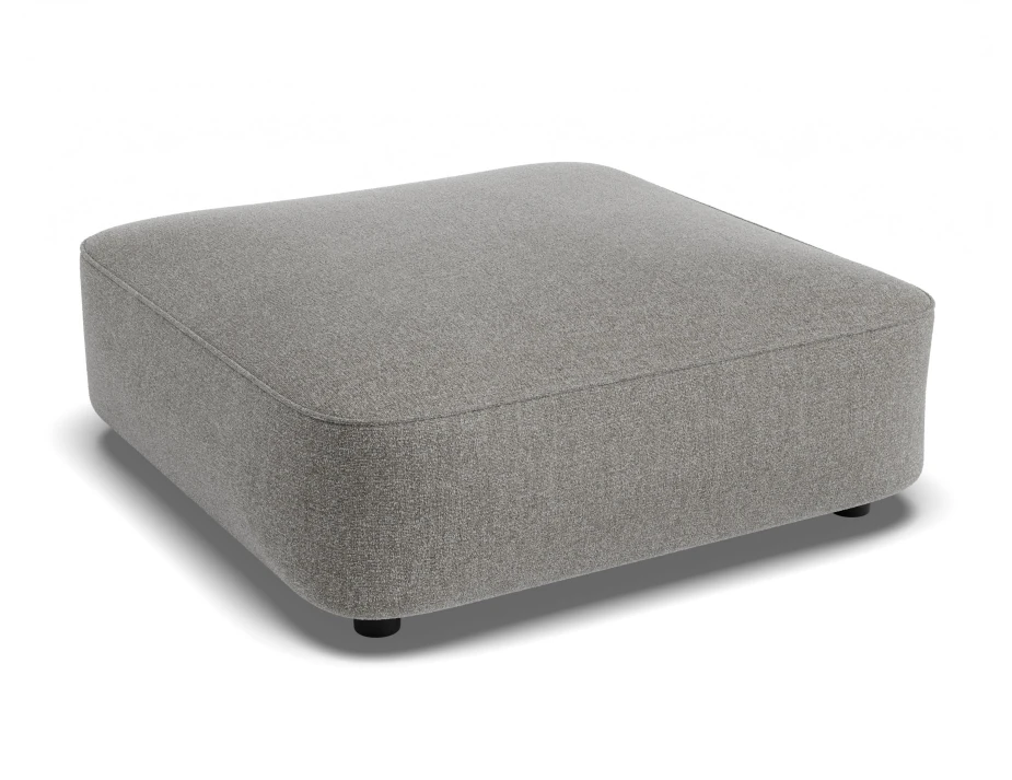 Lune Square Low Ottoman 80cm Fossil Product
