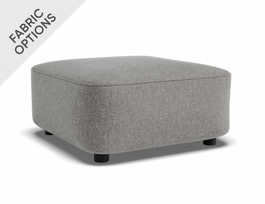 Lune Square Low Ottoman 60cm Product Fossil