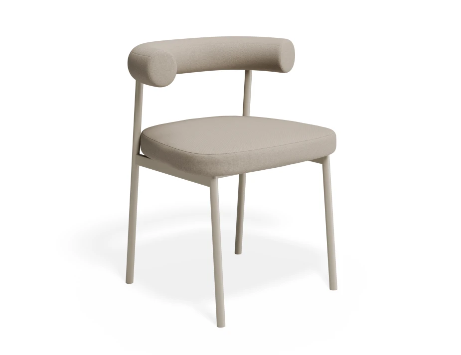 Marlowe Diningchair Grey Fawnbeige