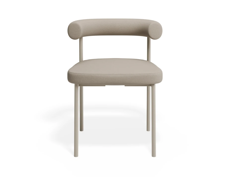Marlowe Diningchair Grey Fawnbeige