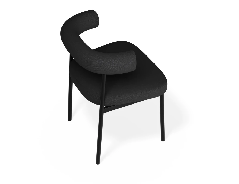 Marlowe Diningchair Black Anthracite