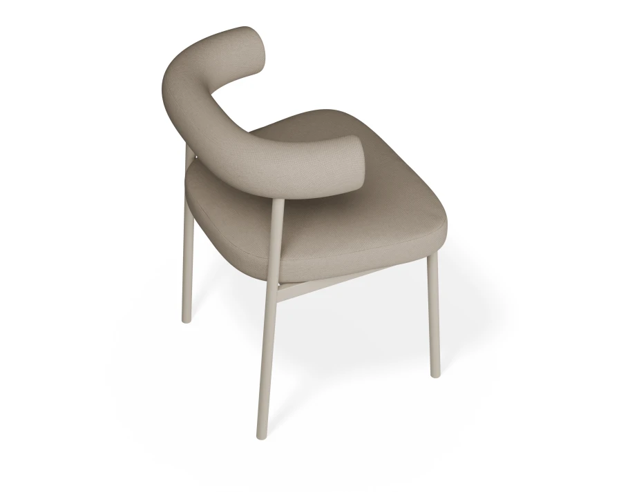 Marlowe Diningchair Grey Fawnbeige