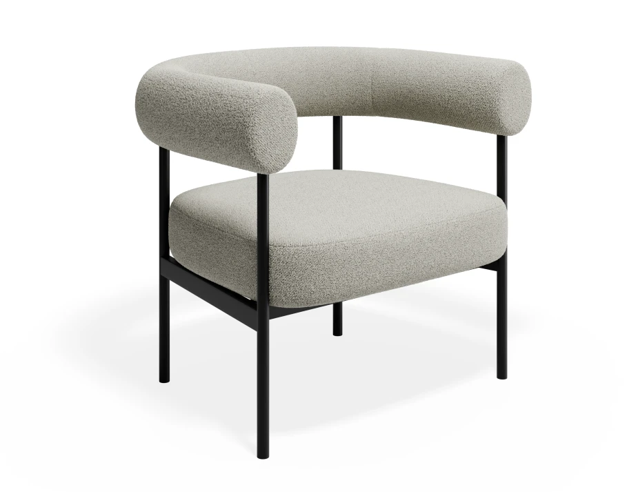Marlowe Loungechair Black Ivory