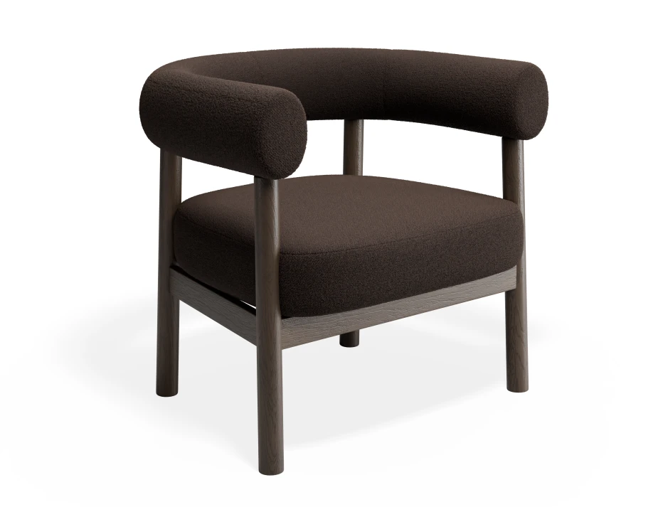 Marlowe Loungechair Brown Cacao