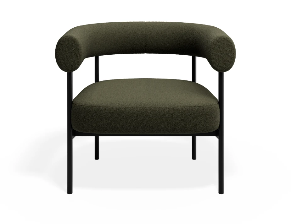 Marlowe Loungechair Black Green