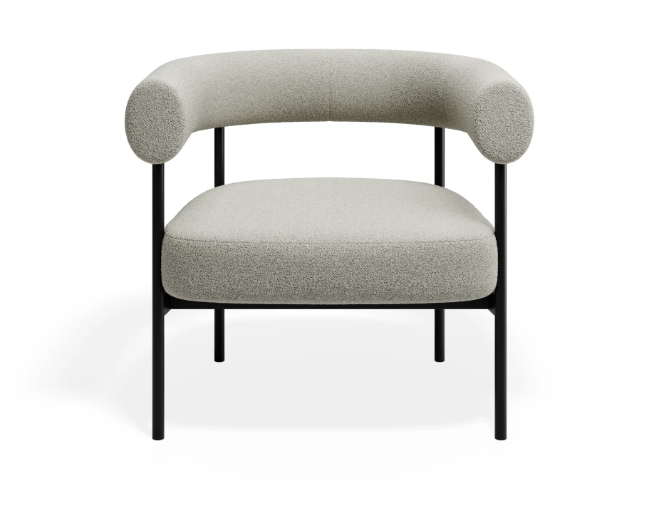 Marlowe Loungechair Black Ivory