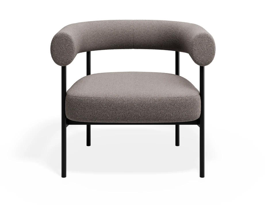 Marlowe Loungechair Black Oyster