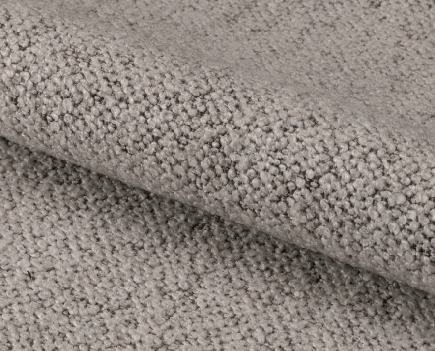Oyster Grey Boucle Fabric