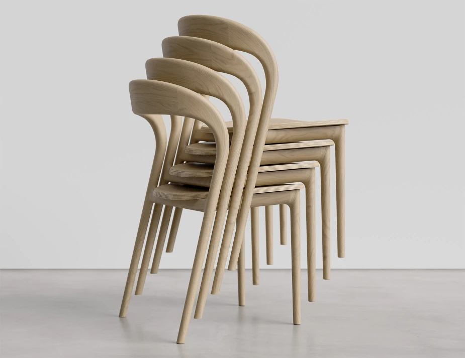 Mia Chair Stack Natural Product