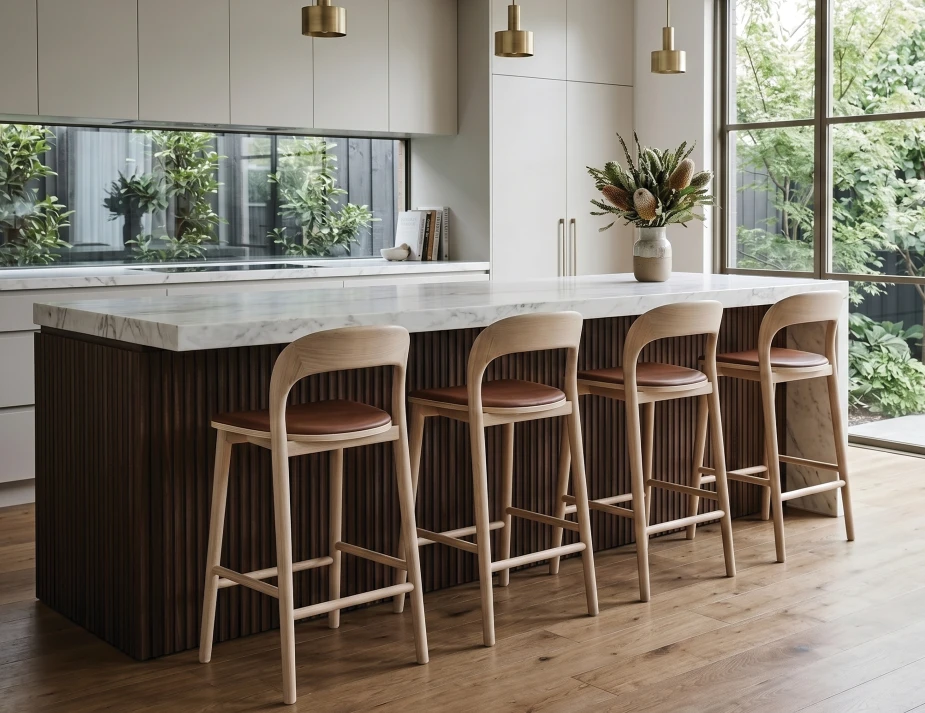 Modern Mia Counter Stool Wooden