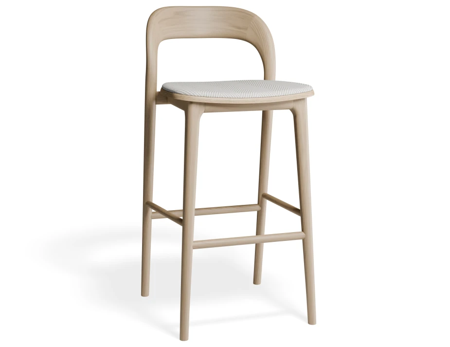 Miav2 Barstool Ash Herringbone