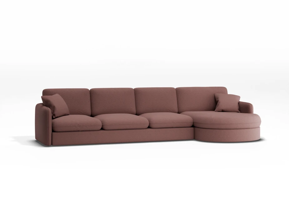 Monte 5seaterpillow Mediumchaise Desirecoral