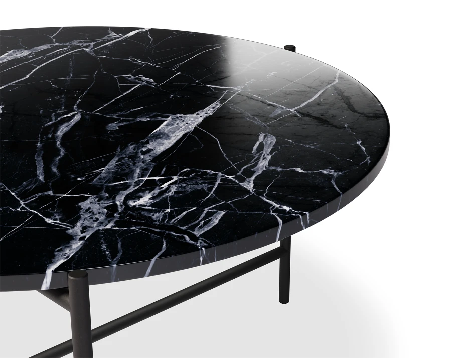 Nexus Marble Coffee Table 0006 Black Marble