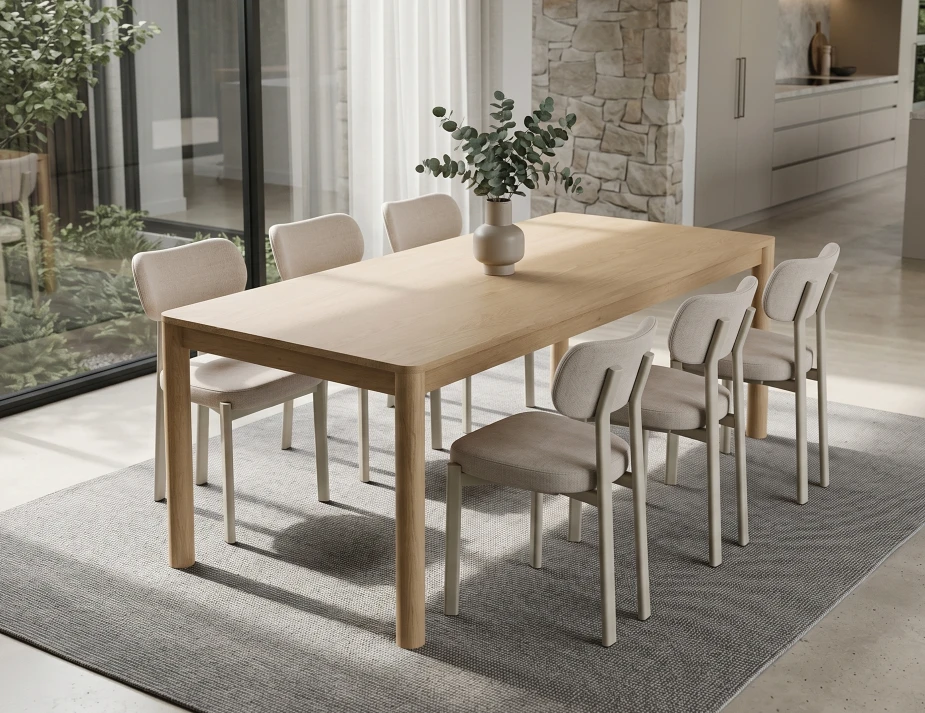 Grey Fabric Dining Chair