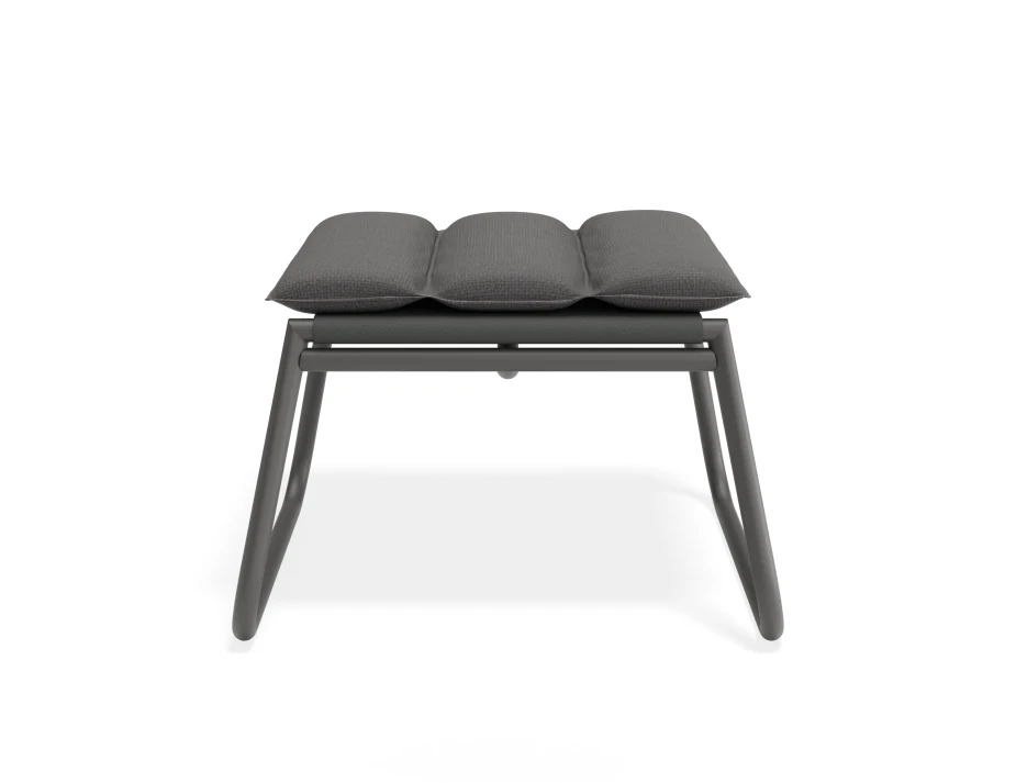 Paloma Footrest Charcoal Darkgrey