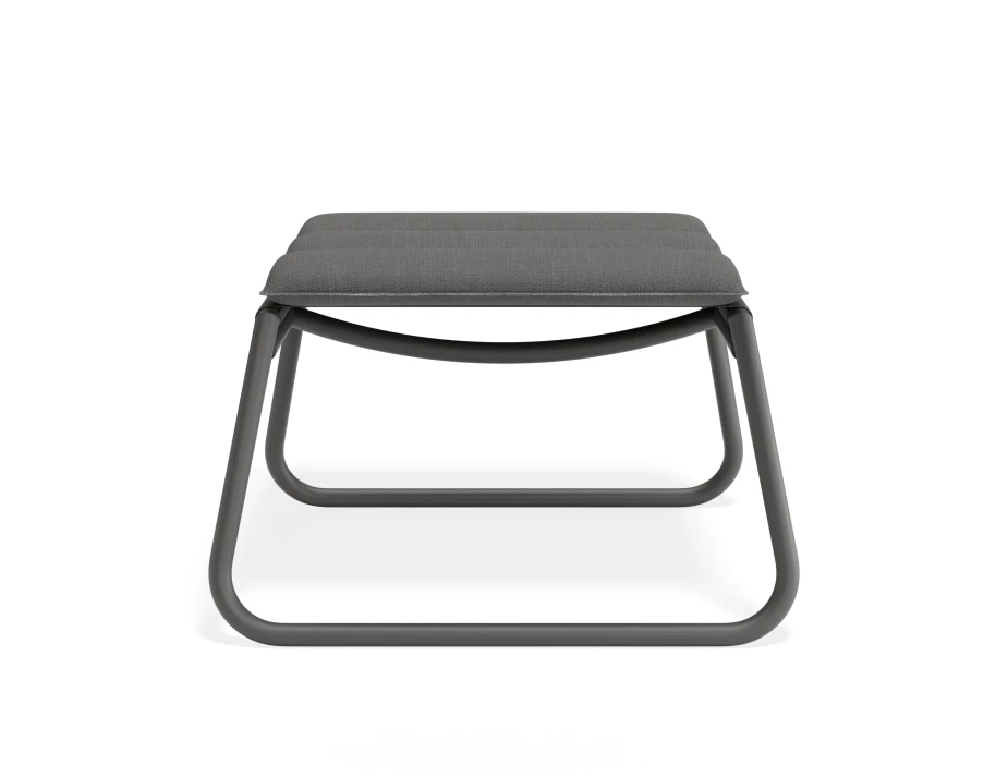 Paloma Footrest Charcoal Darkgrey