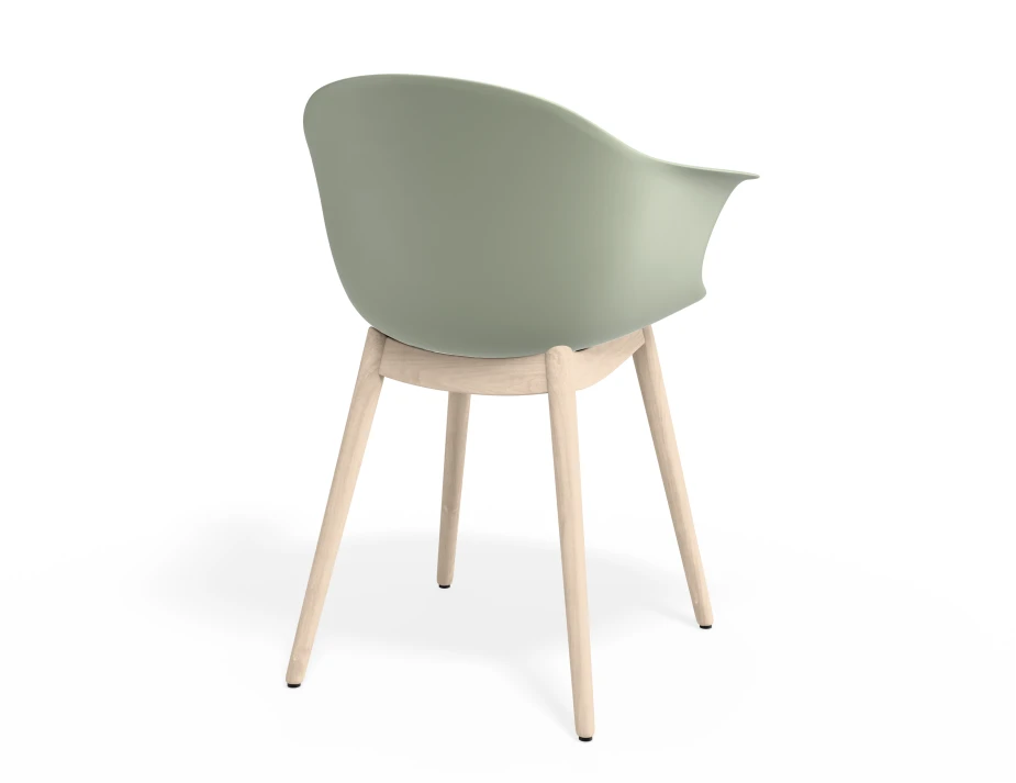 Pebble Armchair Greenseat Beechbase
