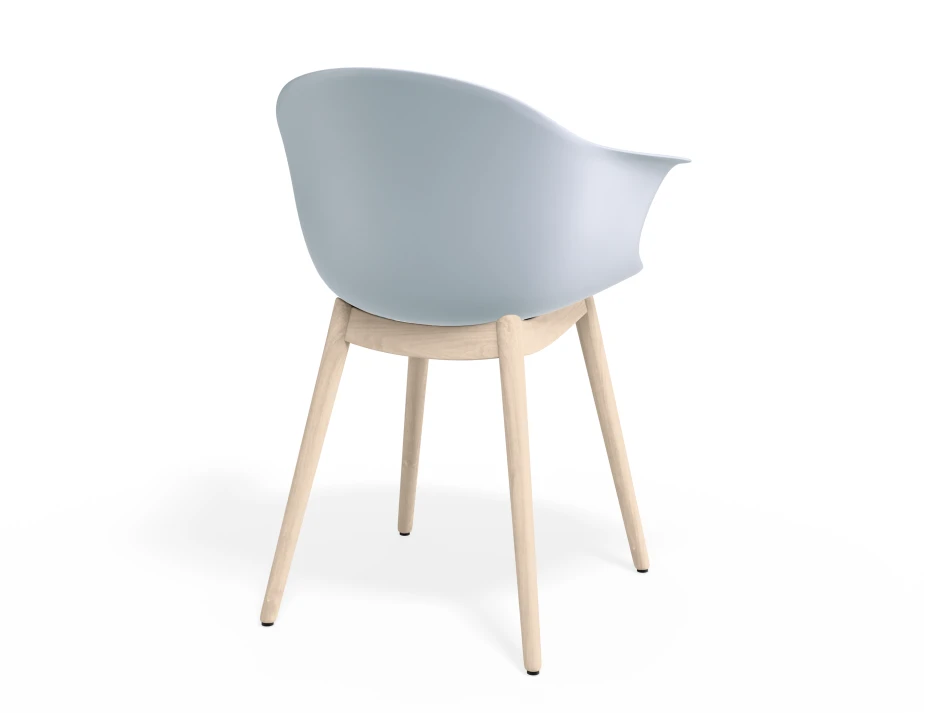 Pebble Armchair Palebluev3seat Beechbase