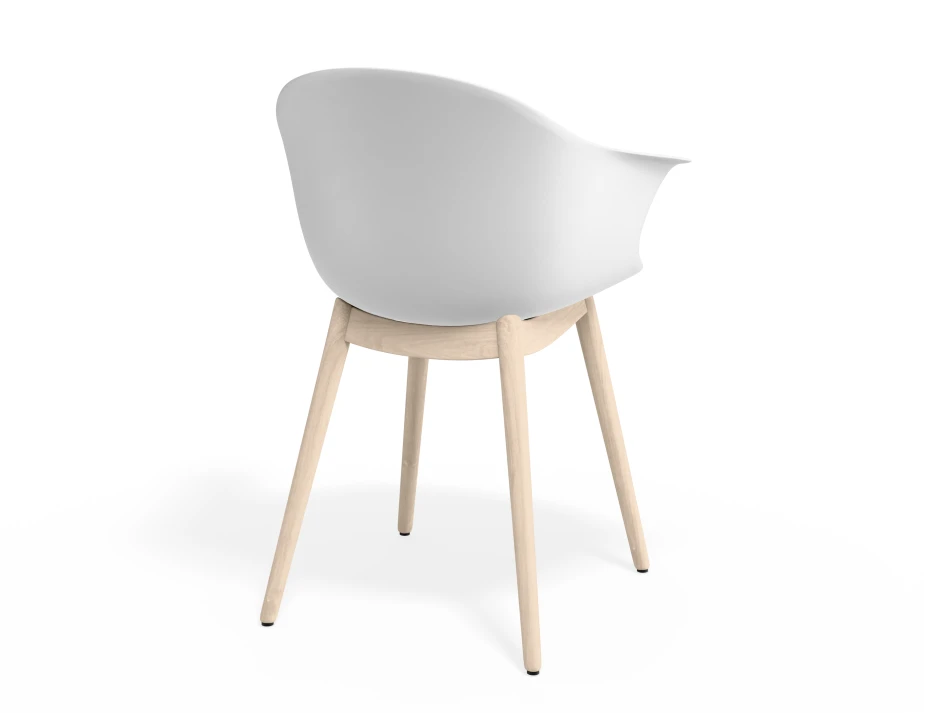 Pebble Armchair Whiteseat Beechbase