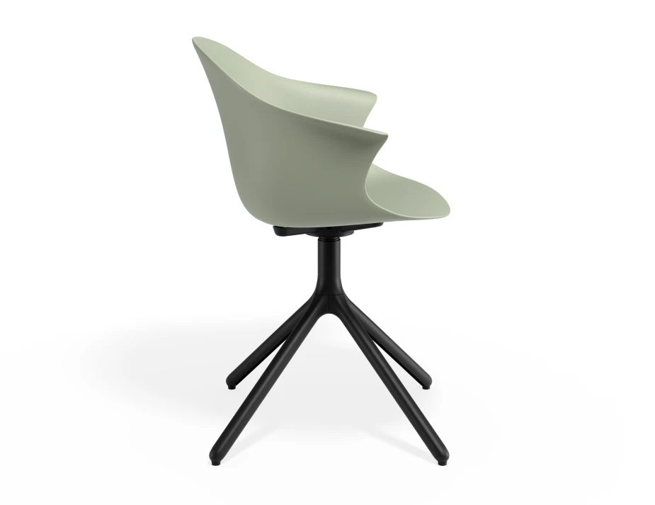 Pebble Armchair Greenseat Swivelbase
