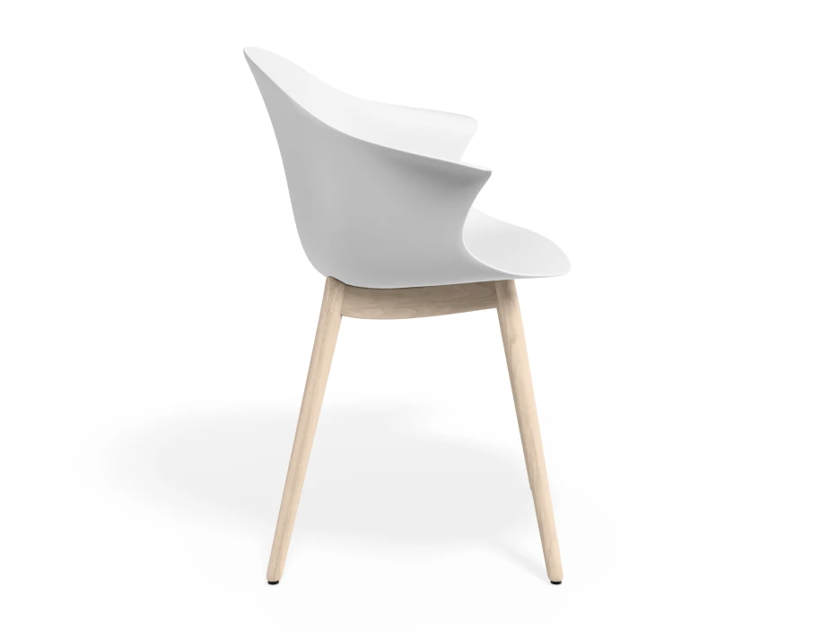 Pebble Armchair Whiteseat Beechbase