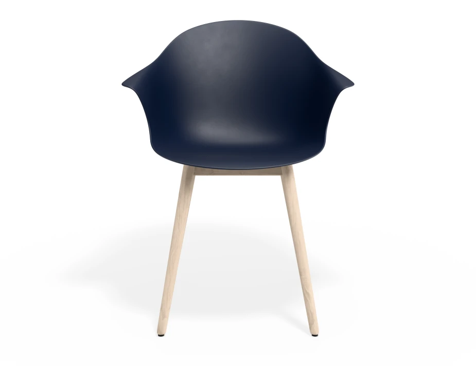 Pebble Armchair Navyseat Beechbase