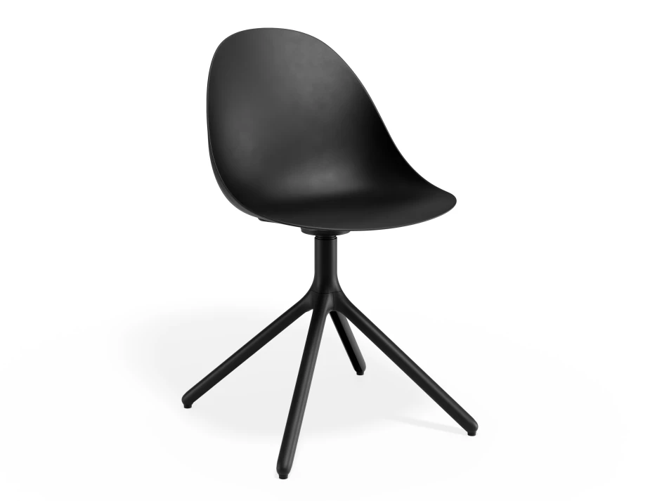 Pebble Chair Blackseat Swivelbase