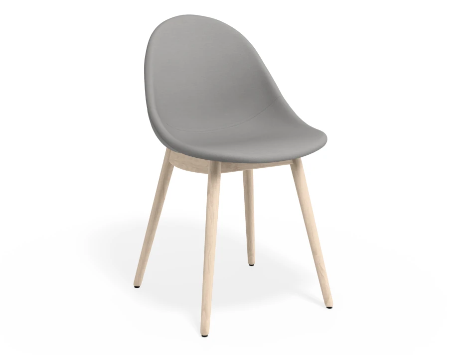 Pebble Chair Cloudgreyfabricseat Beechbase
