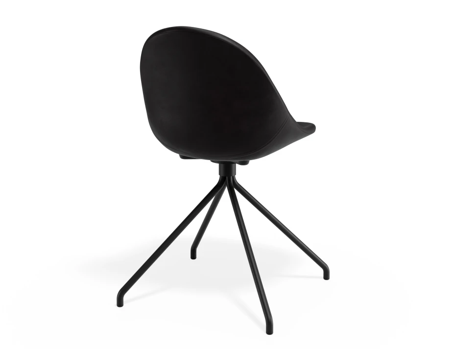 Pebble Chair Blackpuseat Pyramidfixed