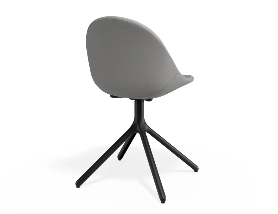 Pebble Chair Cloudgreyfabricseat Swivelbase