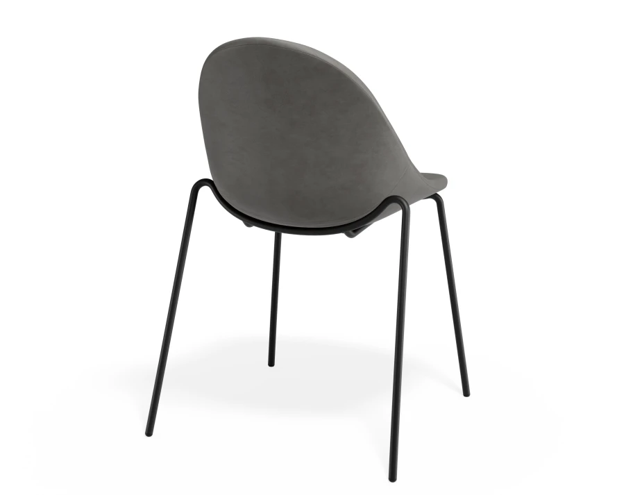 Pebble Chair Greypuseat 4postblack
