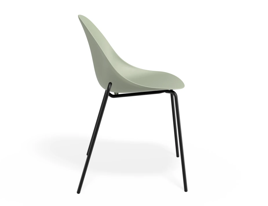 Pebble Chair Greenseat 4postblack