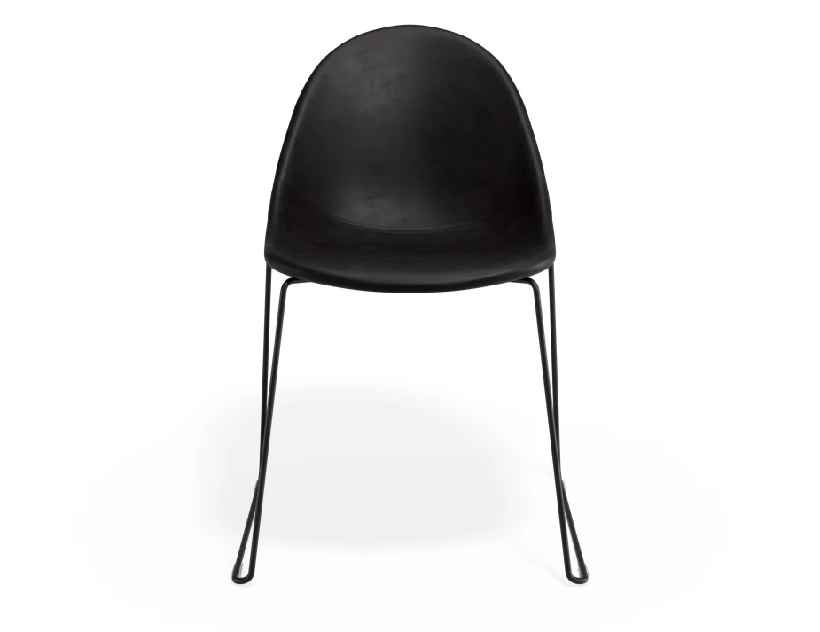 Pebble Chair Blackpuseat Sledblack