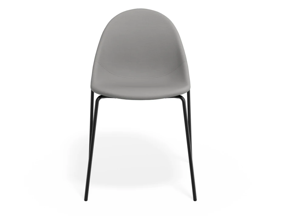 Pebble Chair Cloudgreyfabricseat 4postblack