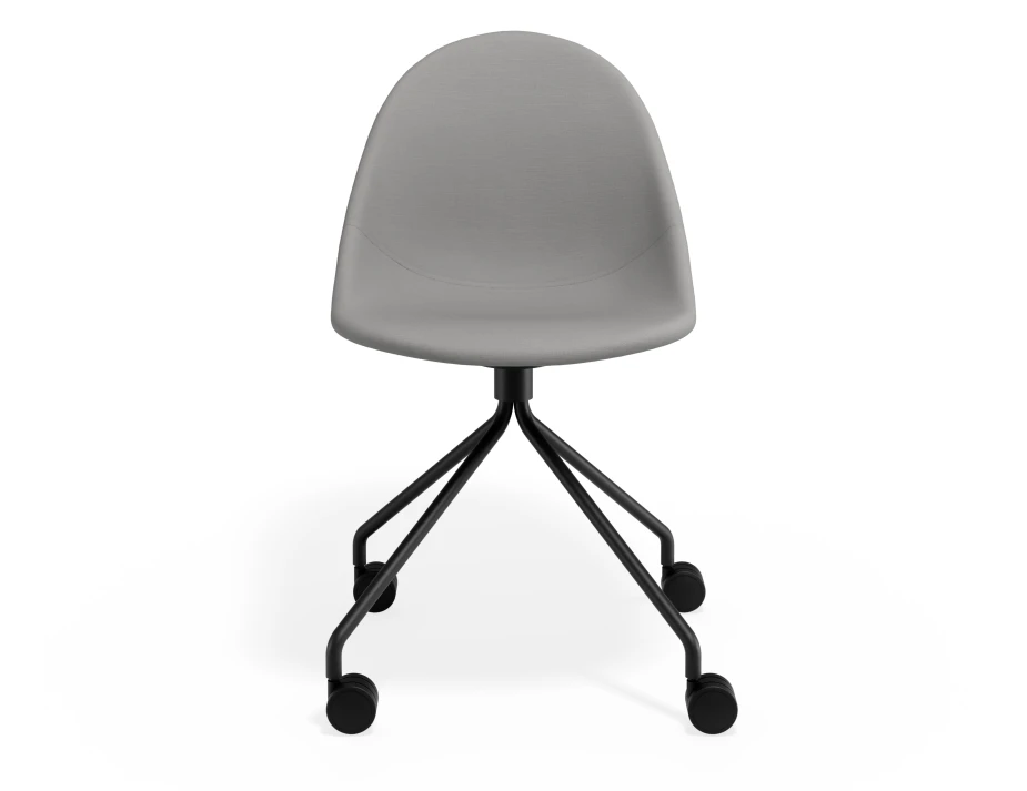 Pebble Chair Cloudgreyfabricseat Pyramidcastors