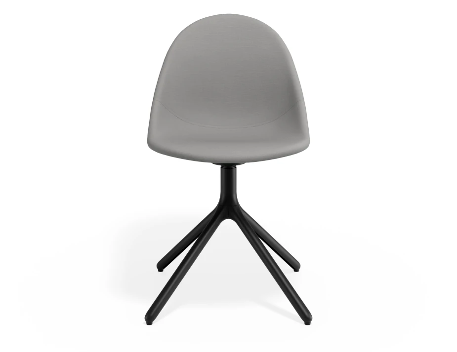 Pebble Chair Cloudgreyfabricseat Swivelbase