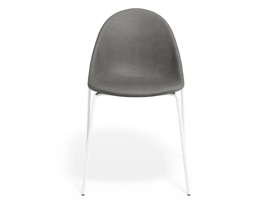 Pebble Chair Greypuseat 4postwhite