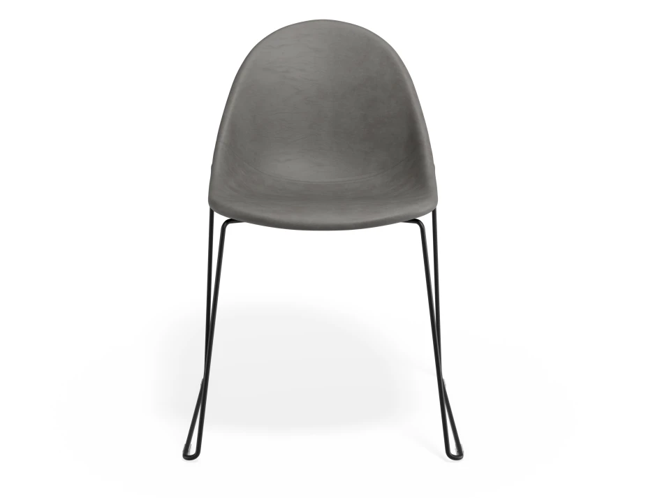 Pebble Chair Greypuseat Sledblack