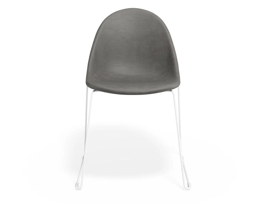 Pebble Chair Greypuseat Sledwhite