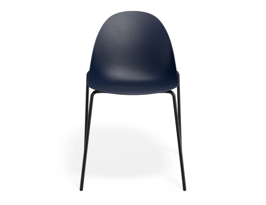 Pebble Chair Navyseat 4postblack