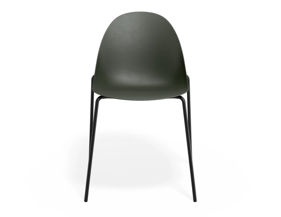 Pebble Chair Oliveseat 4postblack
