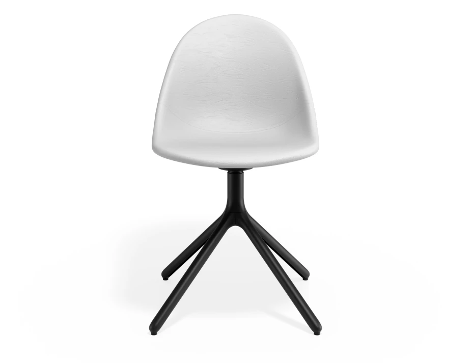 Pebble Chair Whitepuseat Swivelbase